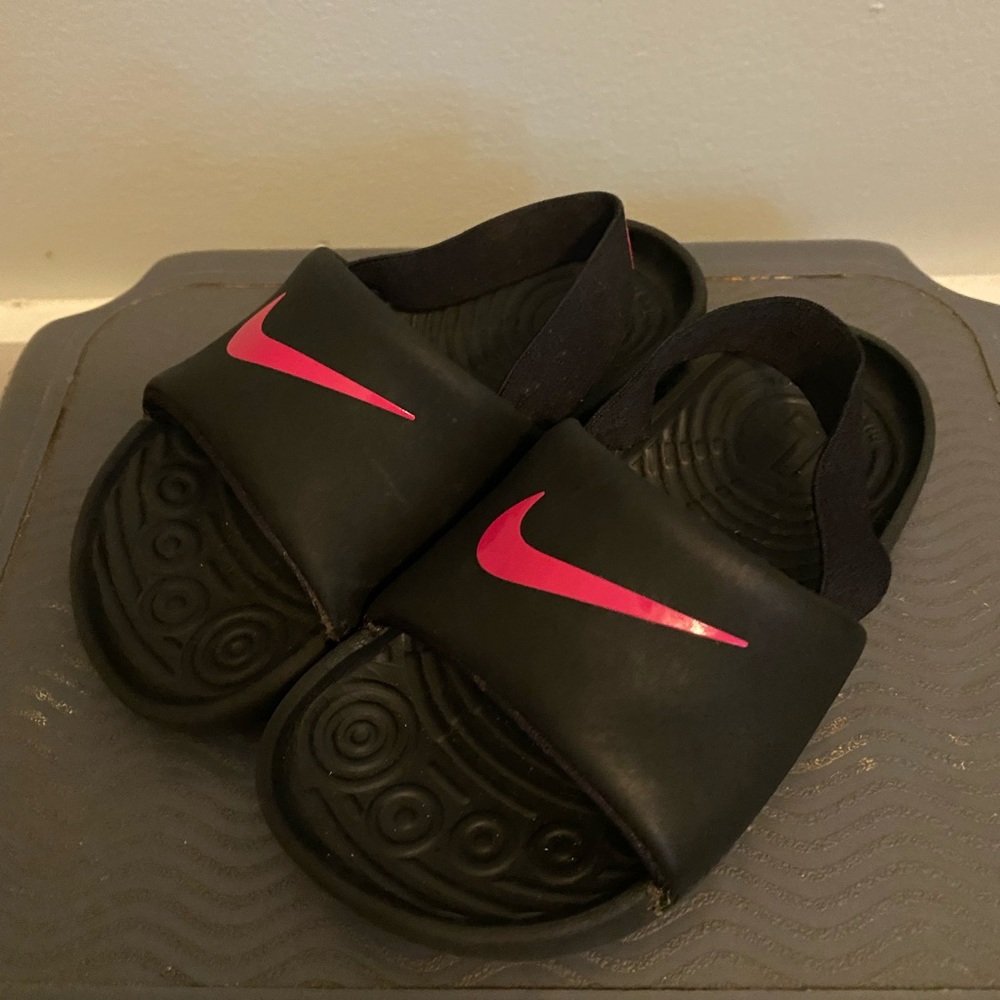 Toddler Nike slides
